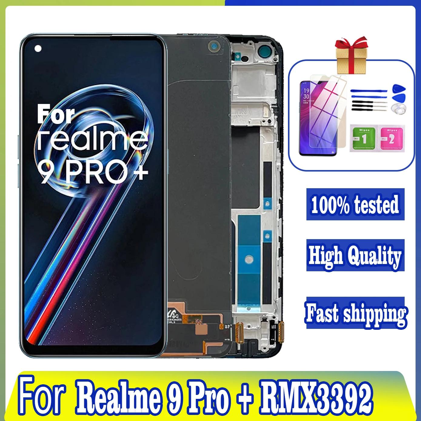 OPPO Realme 9 Pro Plus LCD ÷, RMX3392 Ÿ , ġ ũ , 6.43 ġ 